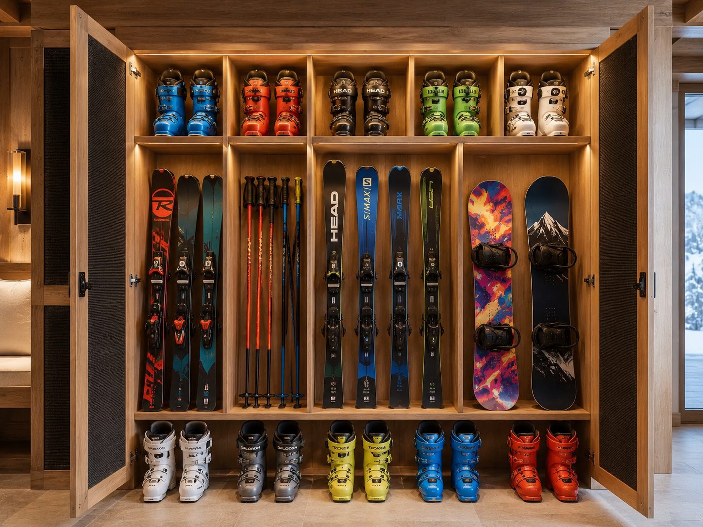 Casiers de consigne ski en station – Neva SKI Val d'Isère