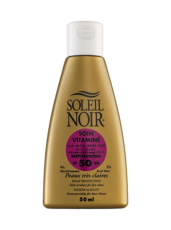 Crème solaire Soleil Noir Soin vitaminé 1 Crème solaire Soleil Noir Soin vitaminé